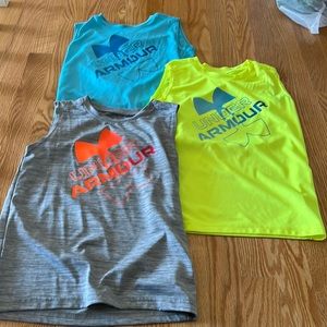 Under armour tank tops, size 7